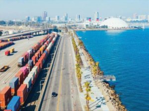 Port of Long Beach, Pier J Bike/ Pedestrian Path Project Image